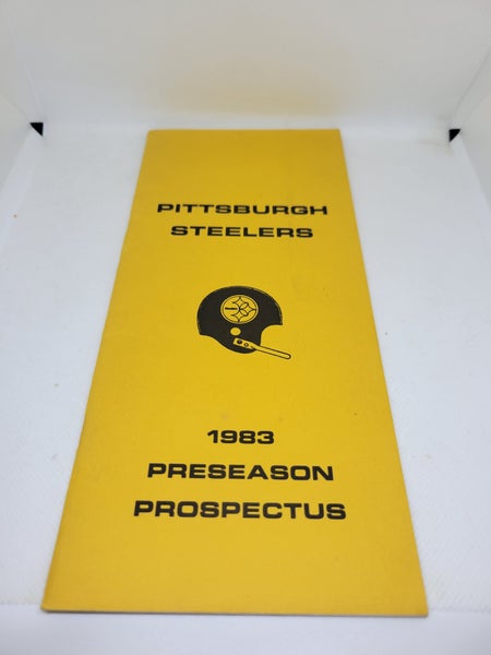 Vintage Pittsburgh Steelers NFL 1983 Preseason Prospectus