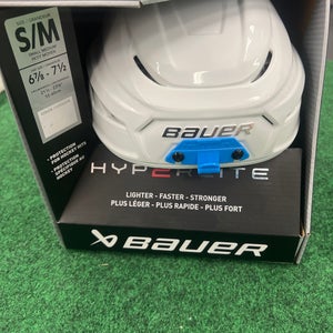 White Bauer Hyperlite 2 Helmet (New) | S/M