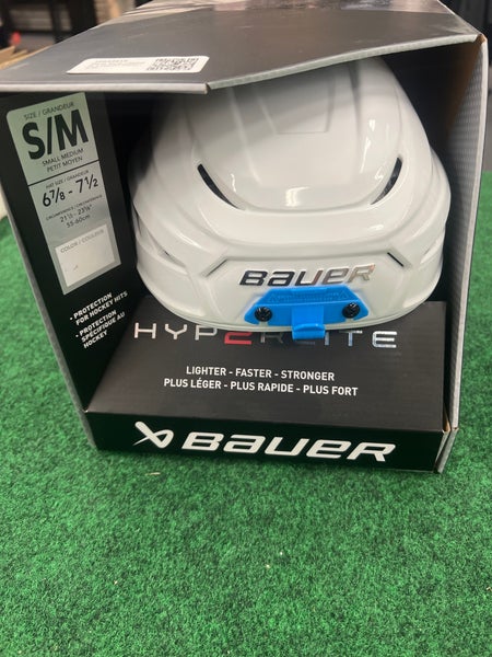 White Bauer Hyperlite 2 Helmet (New) | S/M