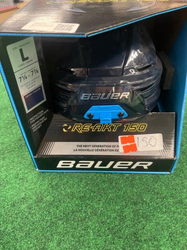 Blue Large Bauer Re-Akt 150 Helmet (New)