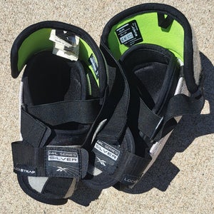 Senior Small Reebok NHL Series Silver Elbow Pads (Used)