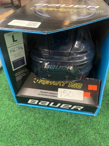 Blue Large Bauer Re-Akt 150 Helmet (New)
