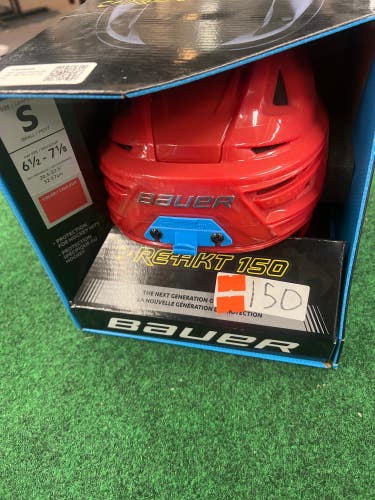 Red Small Bauer Re-Akt 150 Helmet (New)