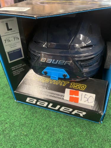 Blue Large Bauer Re-Akt 150 Helmet (New)