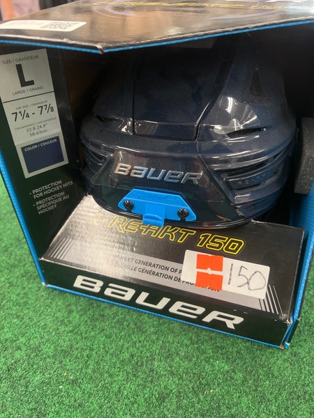 Blue Large Bauer Re-Akt 150 Helmet (New)