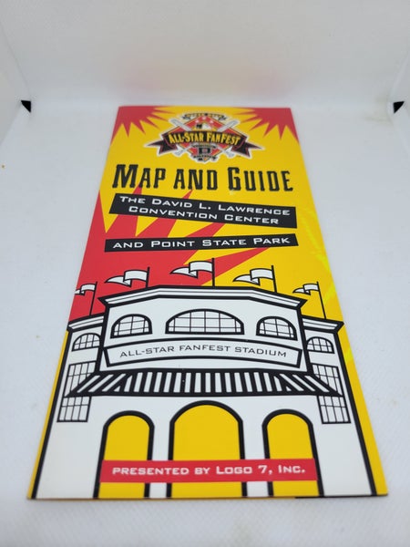 Vintage 1994 MLB All-Star Fanfest Map and Guide