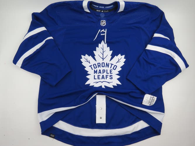 Adidas Toronto Maple Leafs Team Issued Authentic NHL Hockey Jersey Blue 60