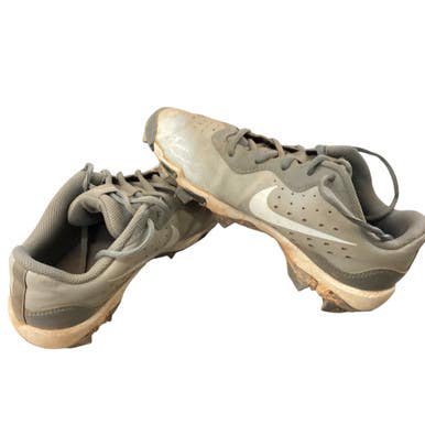 Used Nike DIAMOND CLEATS BB/SB Cleats Grey Junior 03 11760-S000079495
