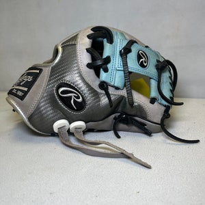Used Rawlings HEART OF THE HIDE PROR204-2CBH BB/SB Glove RH Throw Grey 11 1/2" 11490-S000263776