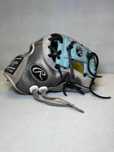Used Rawlings HEART OF THE HIDE PROR204-2CBH BB/SB Glove RH Throw Grey 11 1/2" 11490-S000263776