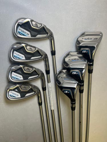 Used Cobra BAFFLER XL COMBO Mens Iron Set RH 4I-PW 11490-S000263860