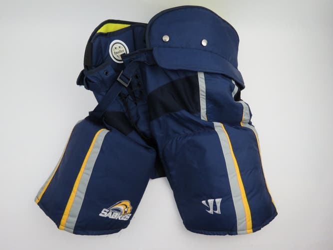 Warrior Hustler Buffalo Sabres NHL Pro Stock Ice Hockey Player Pants Large MiC