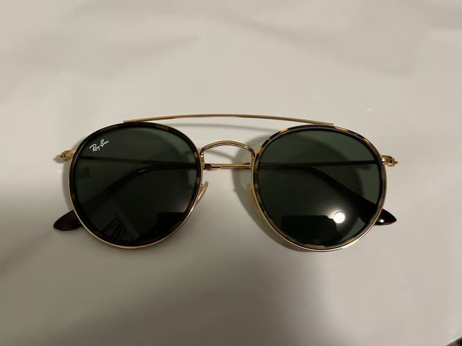 Ray-Ban Round Double Bridge 51mm Unisex  Sunglasses