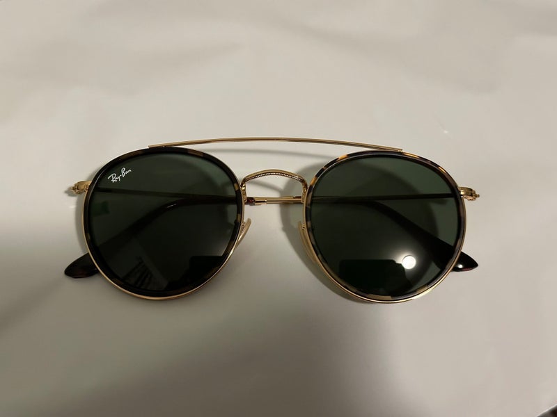 Ray-Ban Round Double Bridge 51mm Unisex  Sunglasses