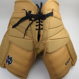 CCM HPG12A Notre Dame NCAA College Pro Stock Ice Hockey Pants Senior Large GOALIE