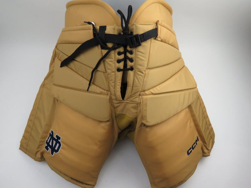 CCM HPG12A Notre Dame NCAA College Pro Stock Ice Hockey Pants Senior XL GOALIE