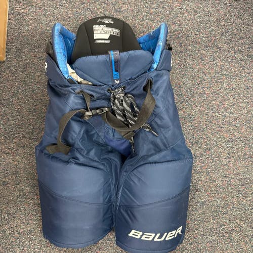 Navy Blue Bauer HP ELITE Hockey Pants (Used) | Intermediate Medium
