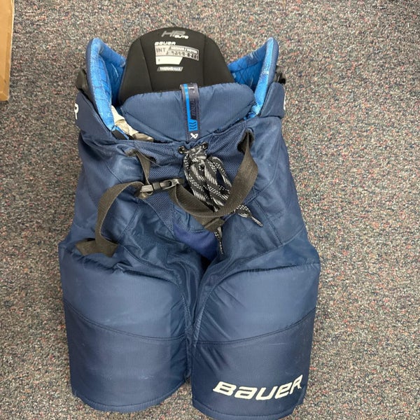 Navy Blue Bauer HP ELITE Hockey Pants (Used) | Intermediate Medium