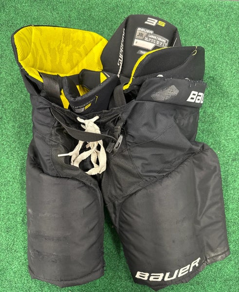 Black Bauer Supreme 3S Hockey Pants (Used) | Junior Large