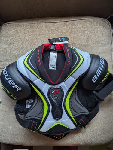 Large Junior Bauer Vapor 2X Shoulder Pads (New)