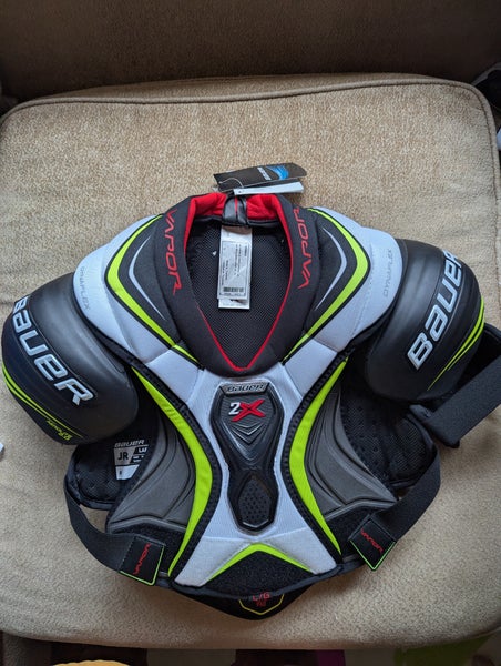 Large Junior Bauer Vapor 2X Shoulder Pads (New)