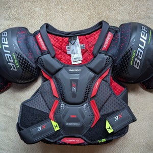 Large Intermediate Bauer Vapor 3X Shoulder Pads (New)