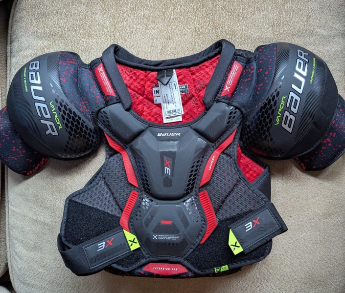 Large Intermediate Bauer Vapor 3X Shoulder Pads (New)