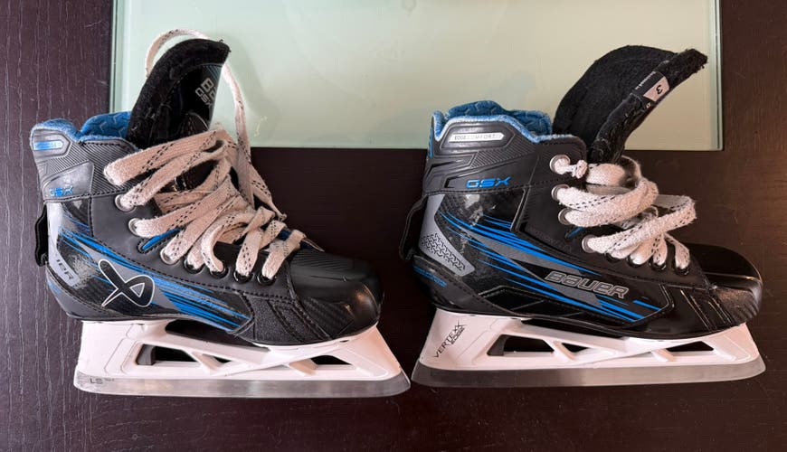 Bauer GSX Hockey Goalie Skates Regular Width Size 3 (Used)