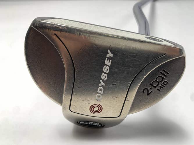 Odyssey White Steel 2-Ball Mid Putter 40" Mens RH