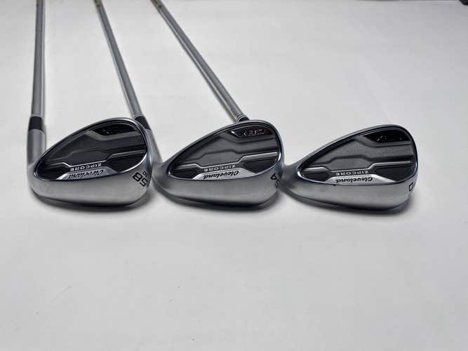 Cleveland CBX Zipcore Wedge Set 50* 11| 54* 12 | 58* 10 TT DG Spinner Mens RH