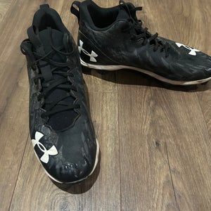 Men's Size M 10.0 (W 11.0) Under Armour Molded Cleats (Used)
