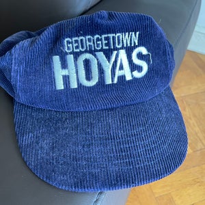 vintage corduroy Georgetown Hoyas hat