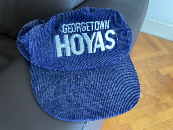 vintage corduroy Georgetown Hoyas hat