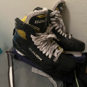 Bauer Supreme 3S Hockey Goalie Skates Extra Wide Width 10.5 (Used)