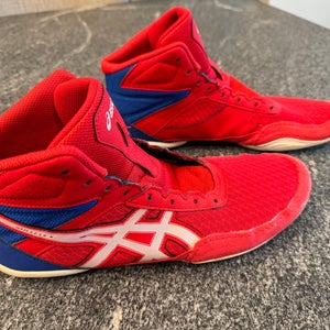 ASICS Matflex 6 Classic Red Wrestling Shoes - Size 11