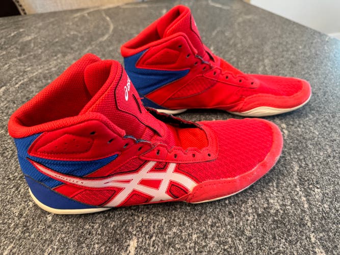 ASICS Matflex 6 Classic Red Wrestling Shoes - Size 11