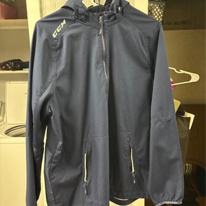 Blue Men's Large CCM Jacket (Used)