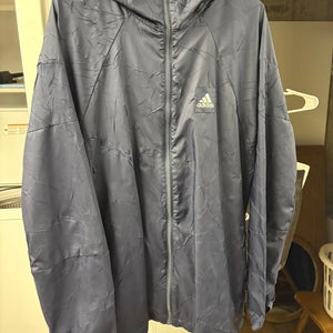 Blue Men's Large Adidas Jacket (Used)