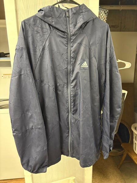 Blue Men's Large Adidas Jacket (Used)