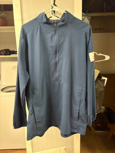 Blue Men's Large Adidas Jacket (Used)