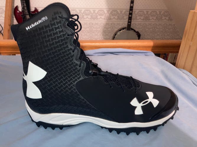 Free Shipping! Men's UA Team Brawler ATV High Top Turf Cleats (New)