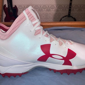 Free Shipping! Men's Size 18 UA Team Fierce ATV High Top Turf Cleats (New)