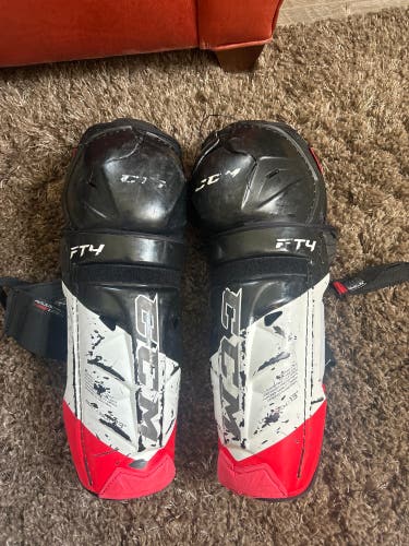 Junior CCM JetSpeed FT4 13" Shin Pads (Used)