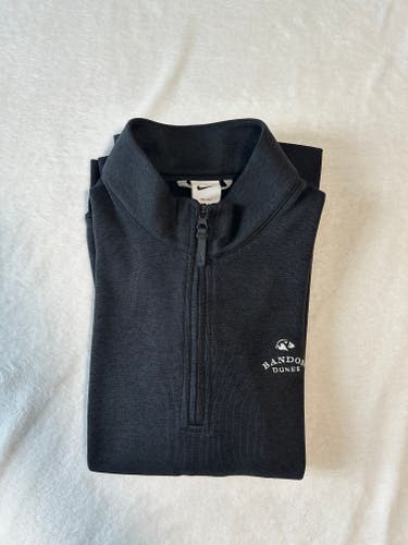 Nike Golf 1/4 Zip Sweater Bandon Dunes Black XL Men’s