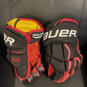 Rare Panarin Chicago Blackhawks Bauer MX3 Red Palms 13” Pro Stock