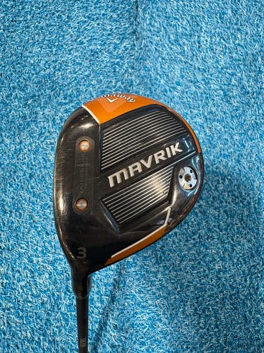 Callaway Mavrik Fairway 3-Wood 15* LH | Tense AV Series 65 Regular Flex Shaft (Used)