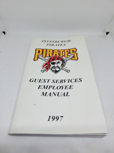 Vintage Pittsburgh Pirates 1997 Guest Services Employer Manual