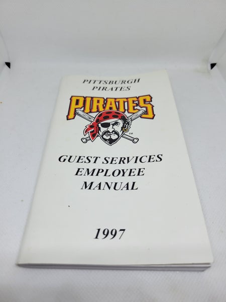 Vintage Pittsburgh Pirates 1997 Guest Services Employer Manual