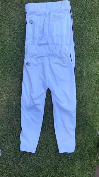 Dirty Mids Baseball 2 Pants Bundle -white /navy Blue Piping