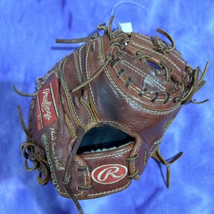 Brown Rawlings Rawlings Primo RH Catcher's Baseball Glove (Used)